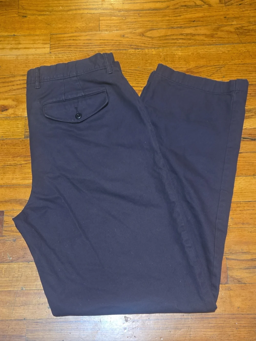 J Crew Oarsman Classic Chino Pants Men 34x34 (32) Dusty Wine Purple Twill Casual